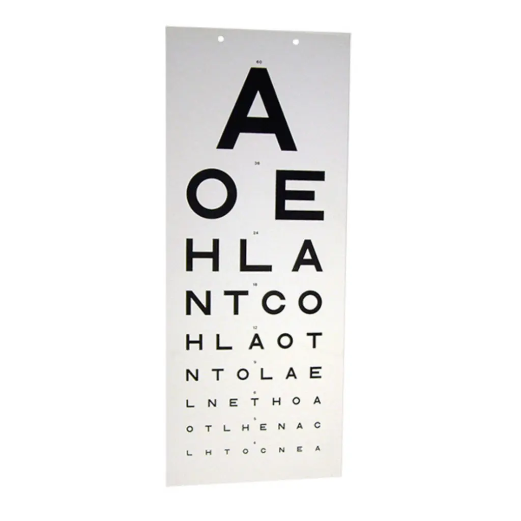 Click Medical Eye Test Chart Tr / 917