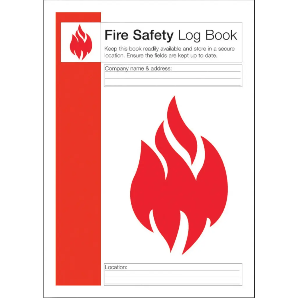 Click Medical Fire Safety Log Book 
