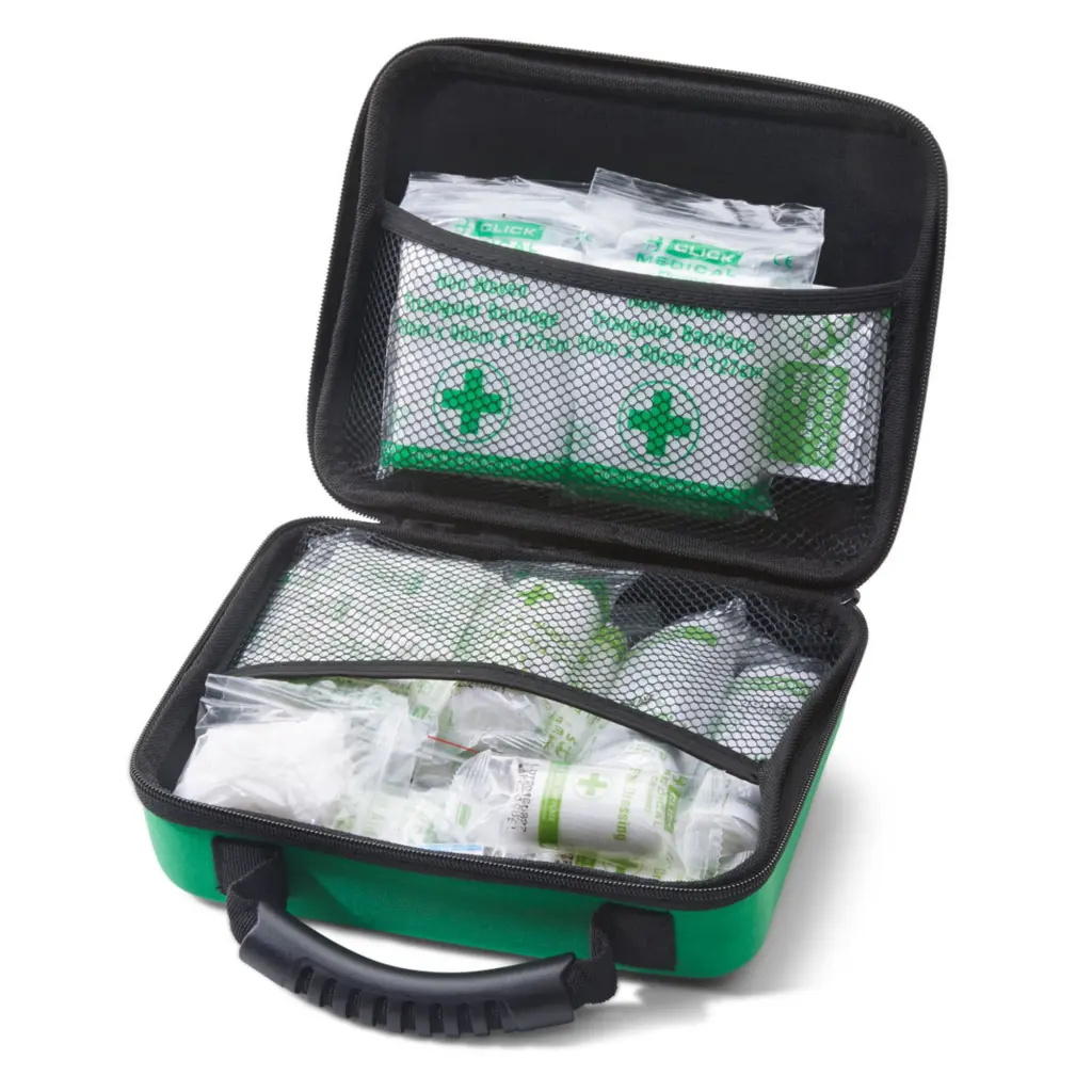 Click Medical Hse 1-10 Person First Aid Kit In Medium Feva Case 