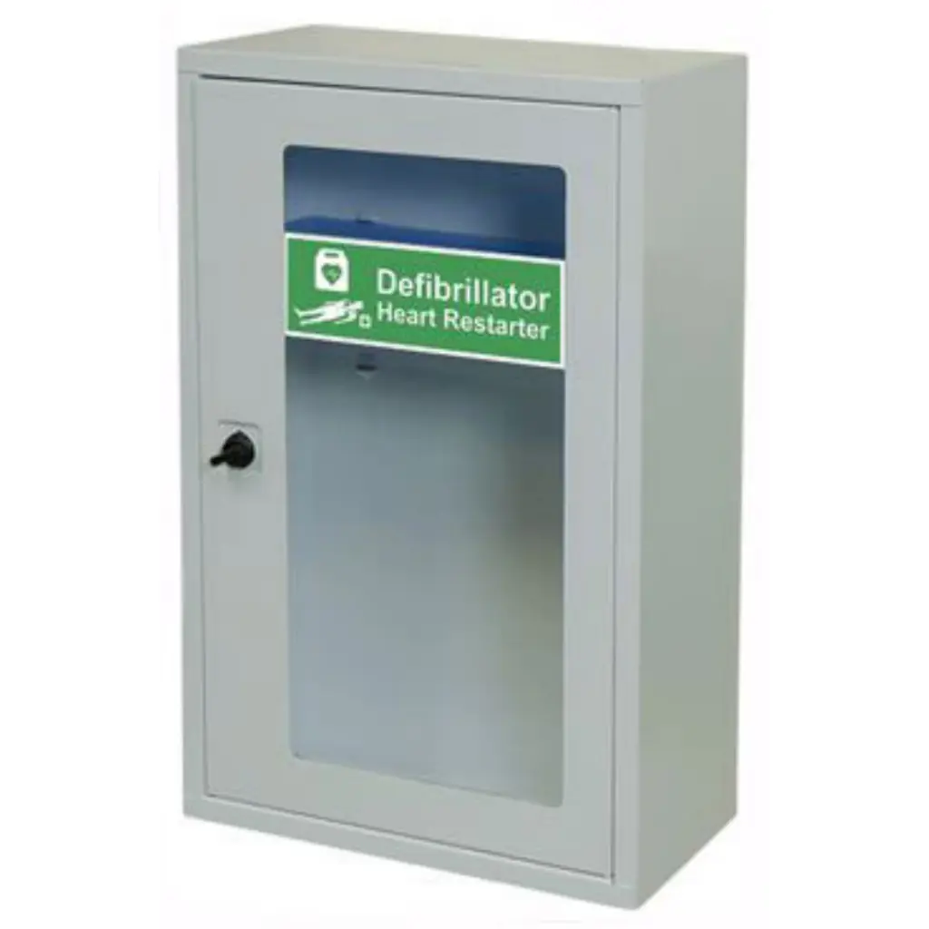 Click Medical Indoor Defibrillator Cabinet With Thumb Lock 