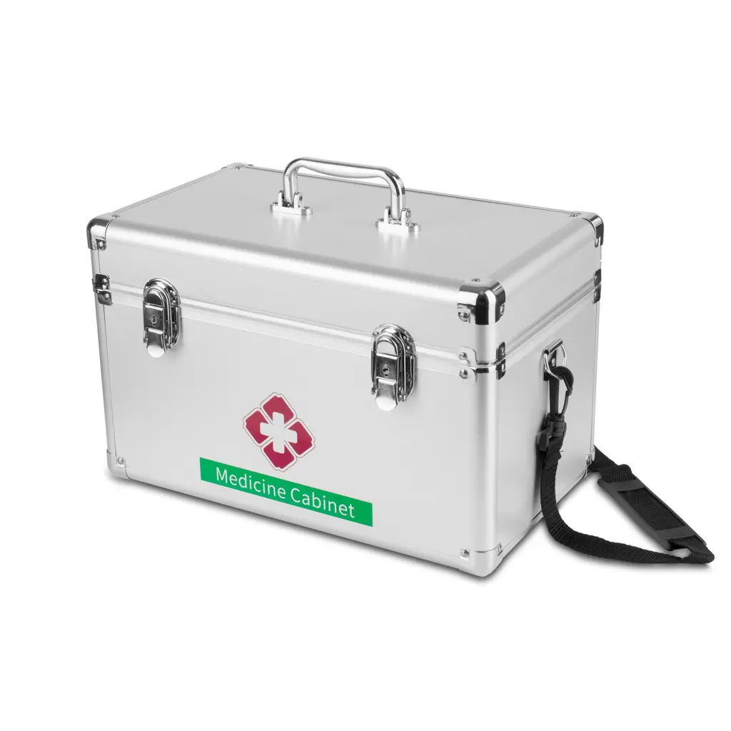 Click Medical Large Aluminium First Aid Kit