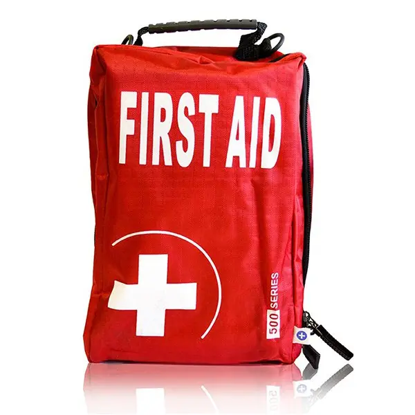 Click Medical RED FIRST AID BAG 