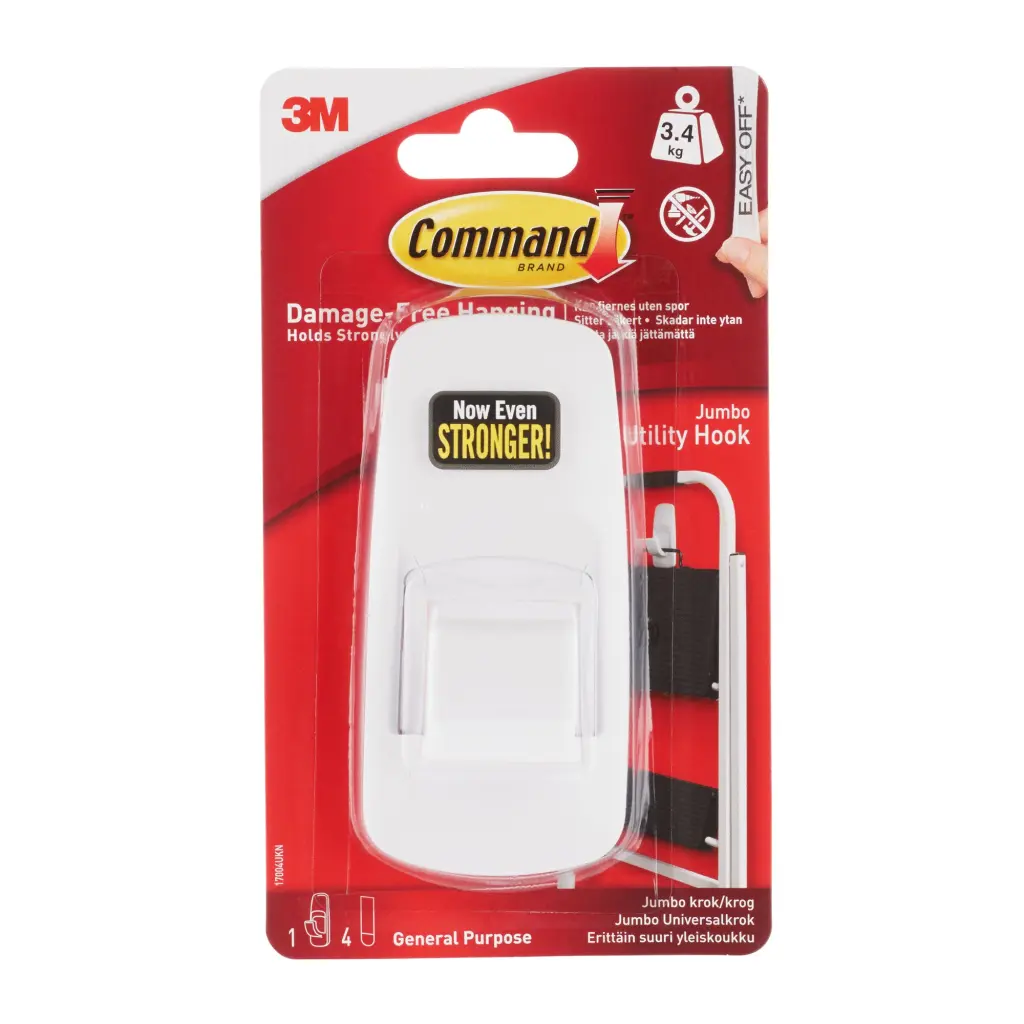 Command™ Jumbo Utility Hook 17004 - WHILE STOCK LASTS