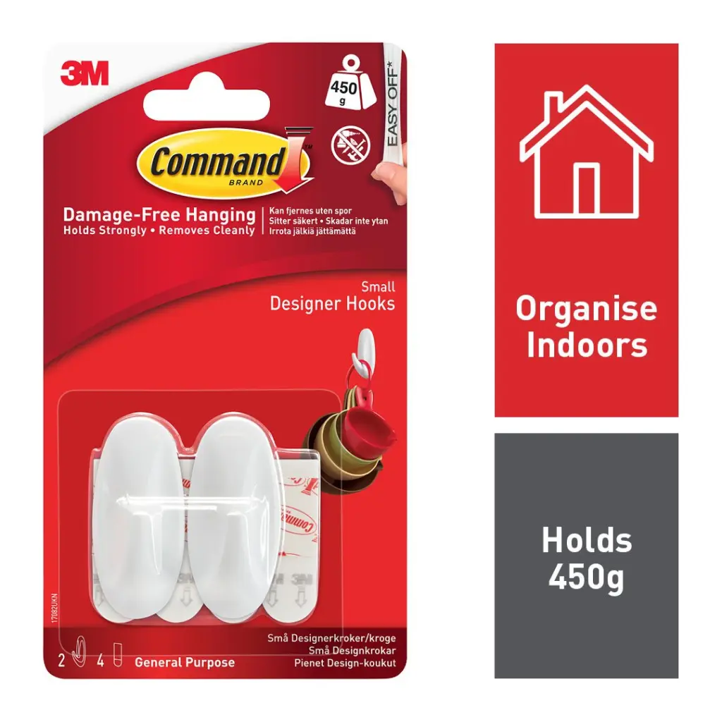 Command™ Small Designer Hooks 17082 - WHILE STOCK LASTS