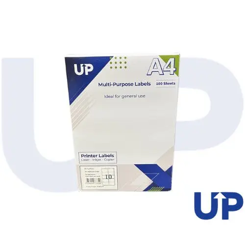 Comp A4 Multipurpose Labels 10 Per Sheet 99.1 x 57mm (White) Pk of 100