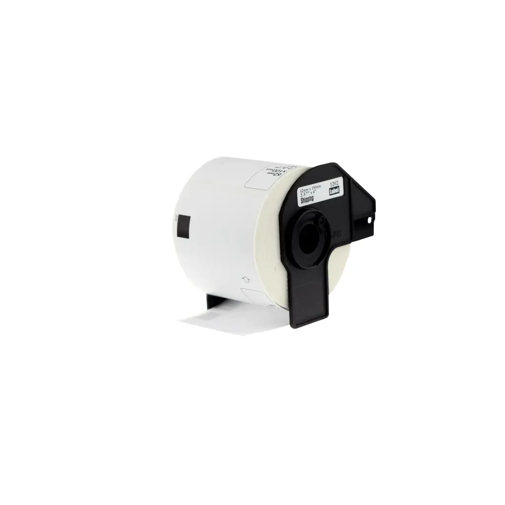 Comp Brother DK-11202 White Ship Labels (Paper) Roll of 300 (62mm x 100mm) 