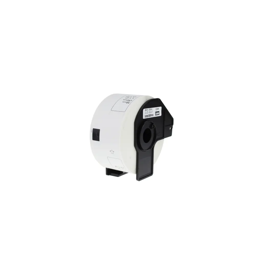 Comp Brother DK-11208 Large White Paper Address Labels Roll of 400 (38mm x 90mm)