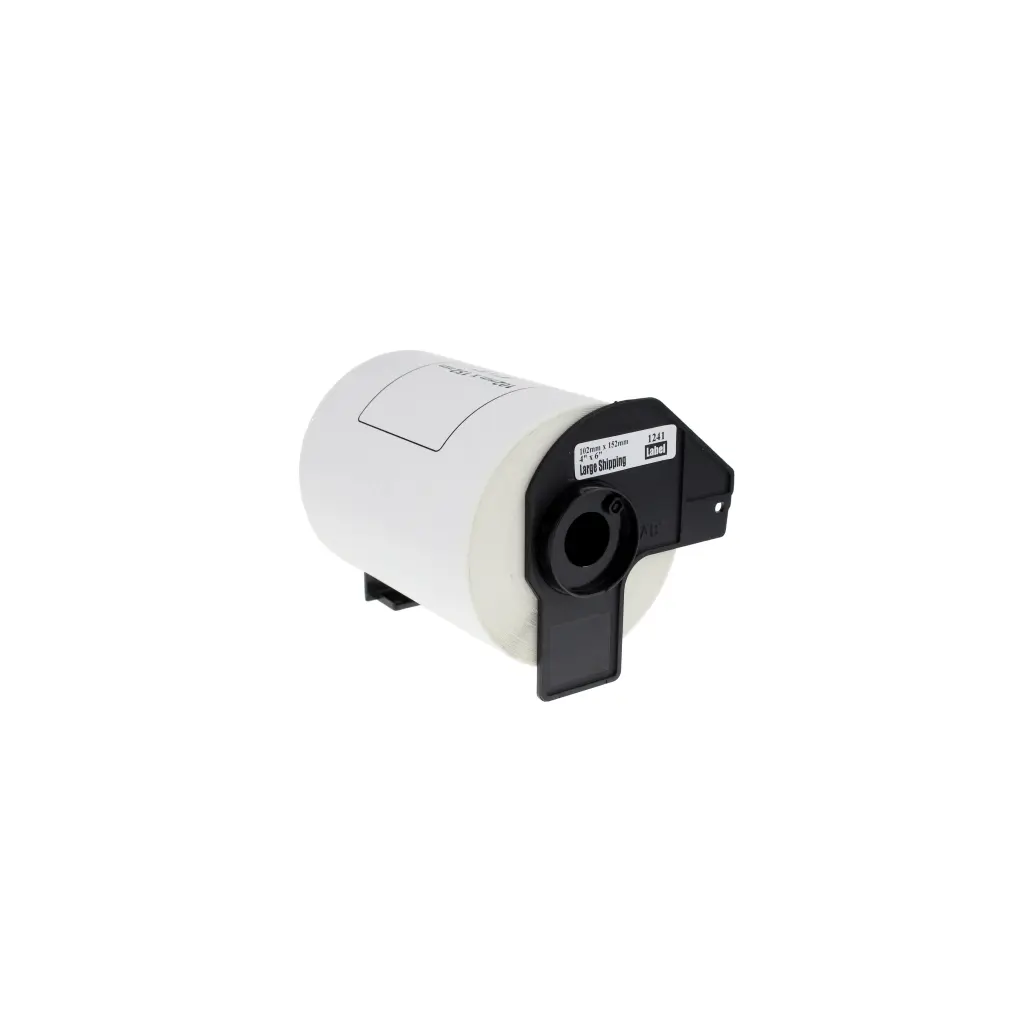 Comp Brother DK-11241 Large White Paper Shipping Labels Roll of 200 (102mm x 152mm)