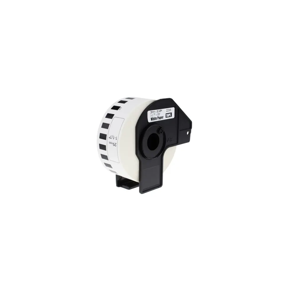 Comp Brother DK-22210 Continuous Length White Tape (Paper) Roll
