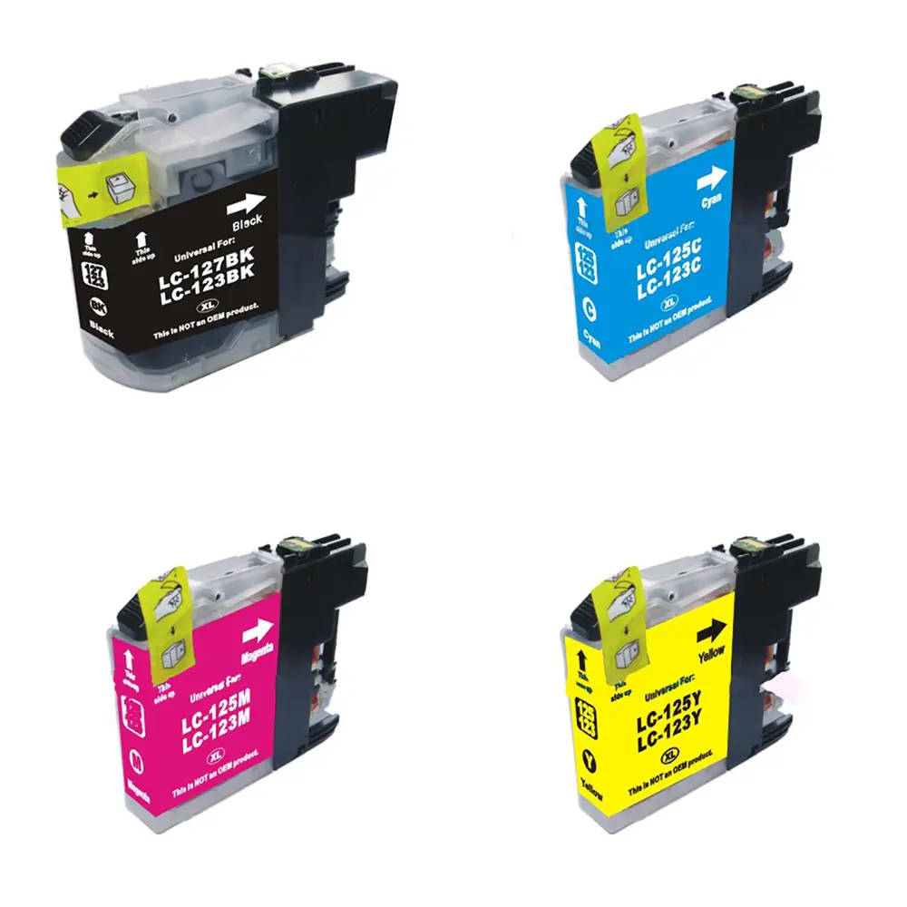 Comp Brother LC123 Multipack 4 Ink Ctgs  [LC123BK/C/M/Y]