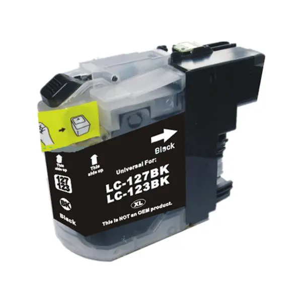 Comp Brother LC123BK Black Std Cap Ink Ctg [LC123BK ]