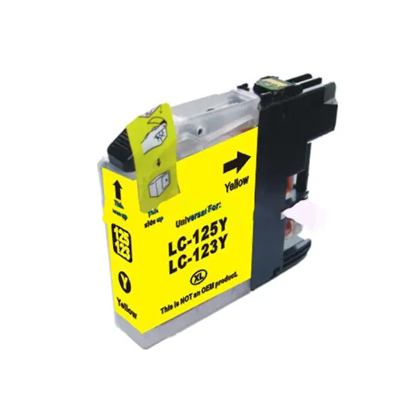 Comp Brother LC123Y Yellow Std Cap Ink Ctg [LC123Y ]