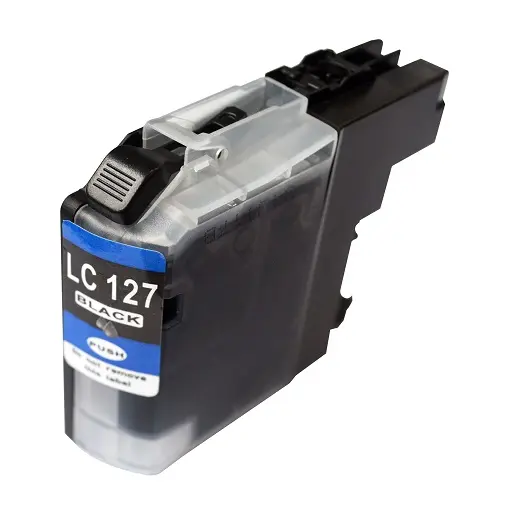 Comp Brother LC127BK Black Hi Cap Ink Ctg [LC127XLBK ]