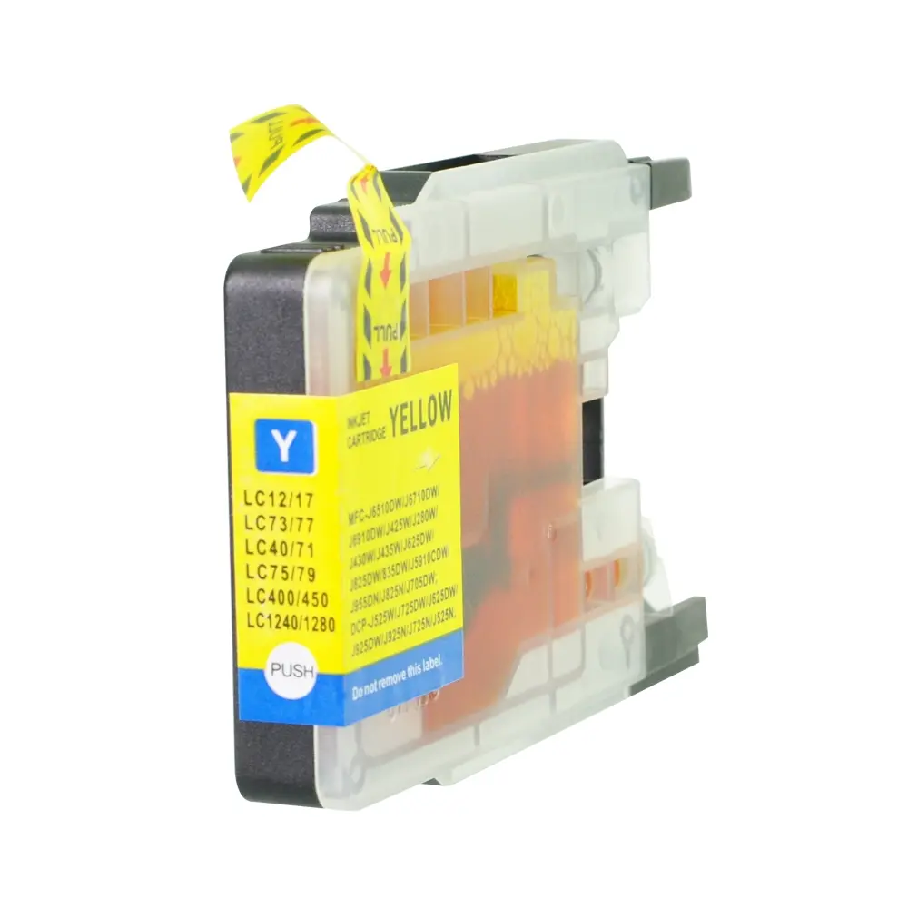 Comp Brother LC1280Y Hi Yld Yellow Ink Ctg [LC1220/1240Y]