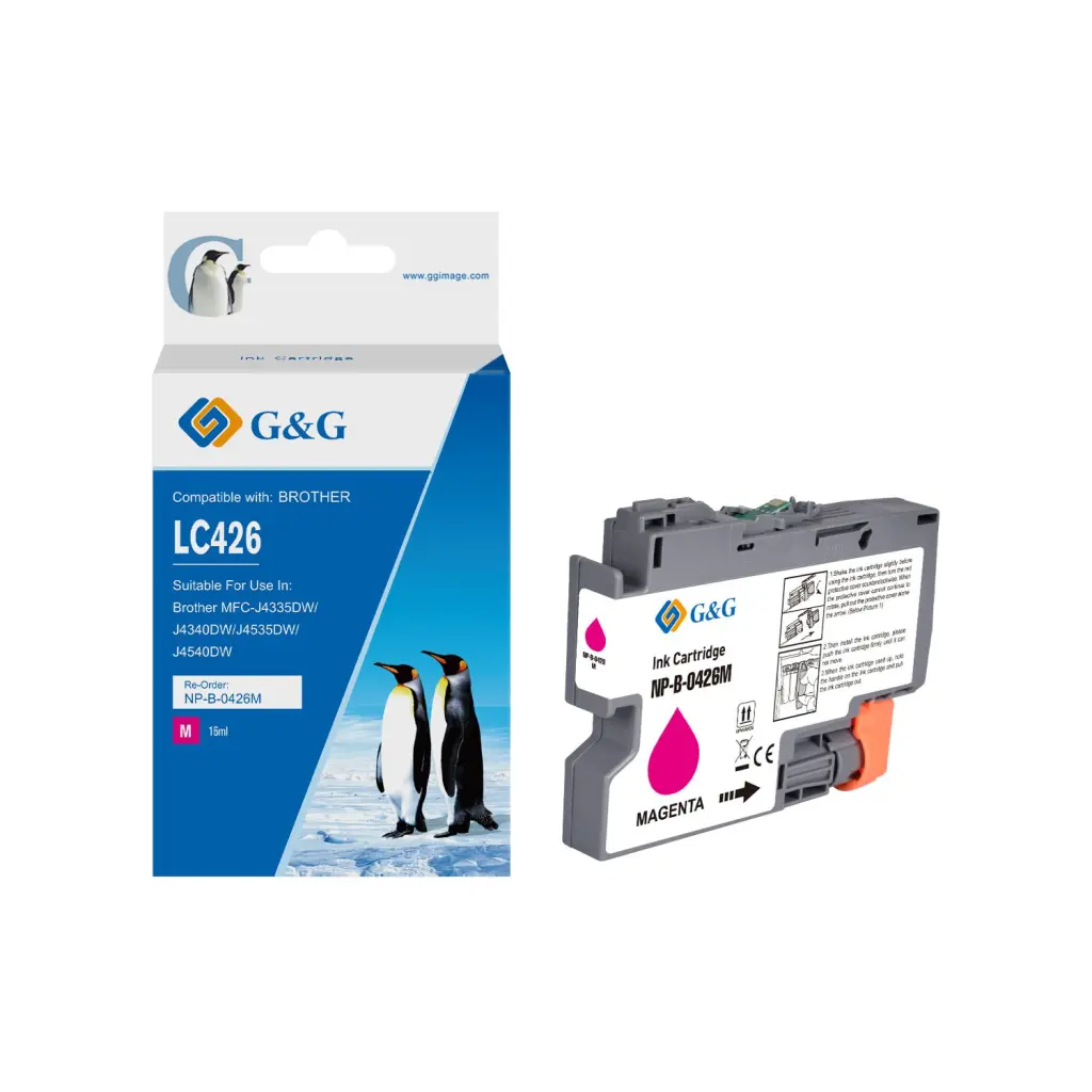 Comp Brother LC426M Magenta Ink Cartridge 16ml