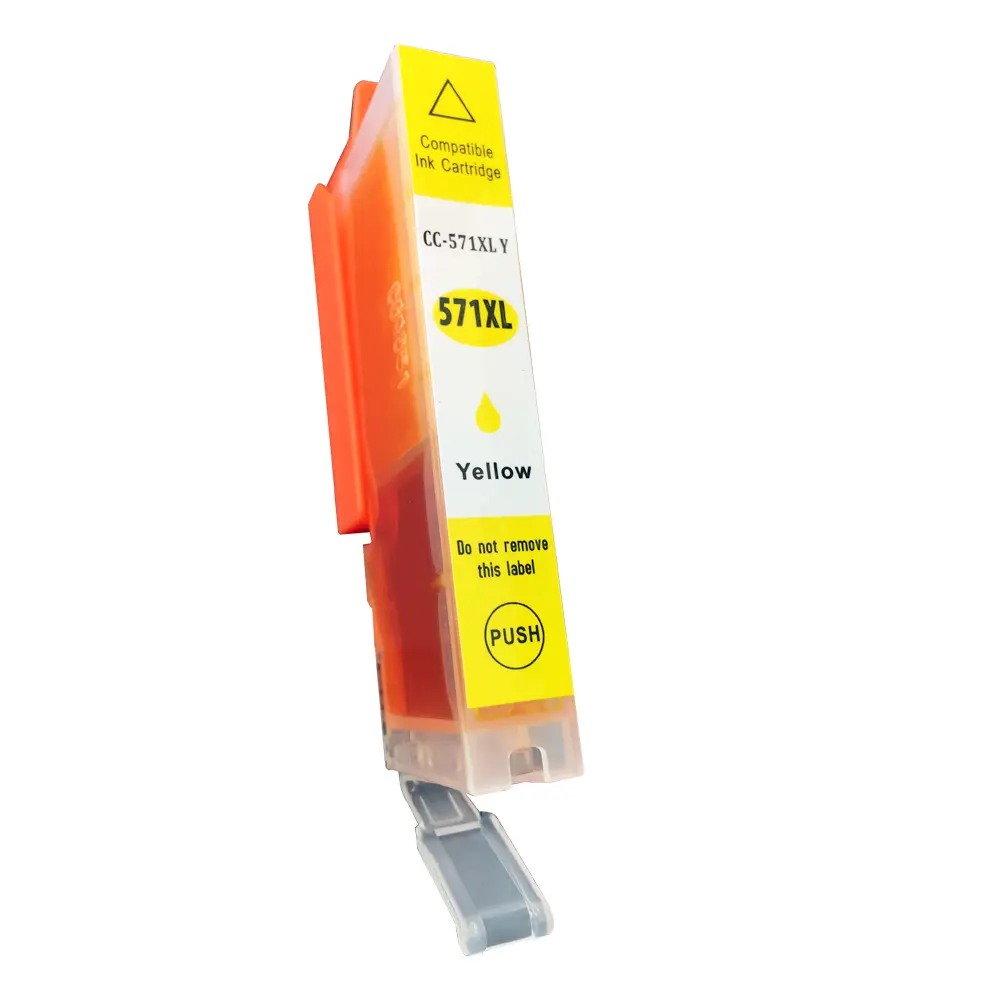 Comp Canon CLI-571XLY Hi Yld Yellow Ink Ctg 0334C001