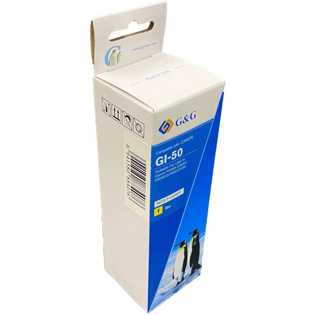 Comp Canon G+G GI-50Y Yellow Ink Bottle