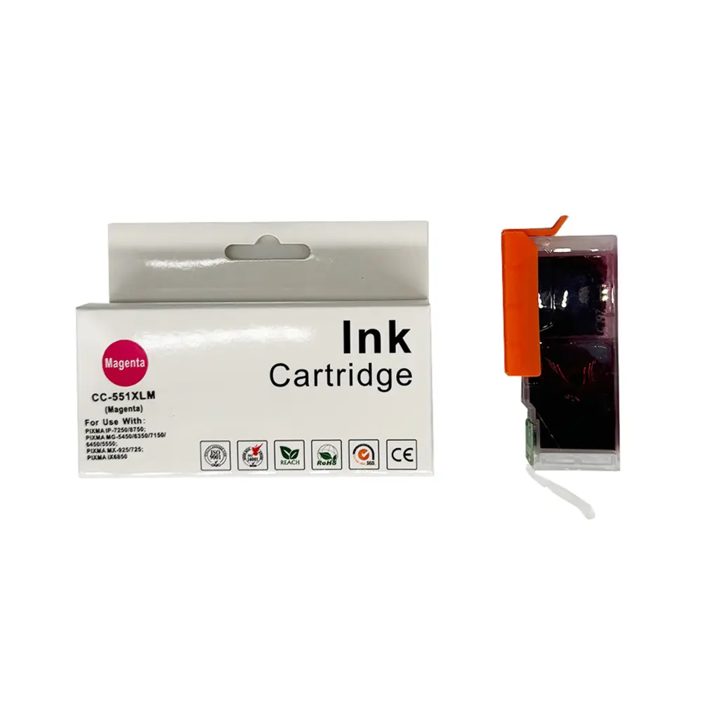 Comp Canon IP7250 CLI-551 XLM Magenta Ink Ctg  [CC-551M XL]