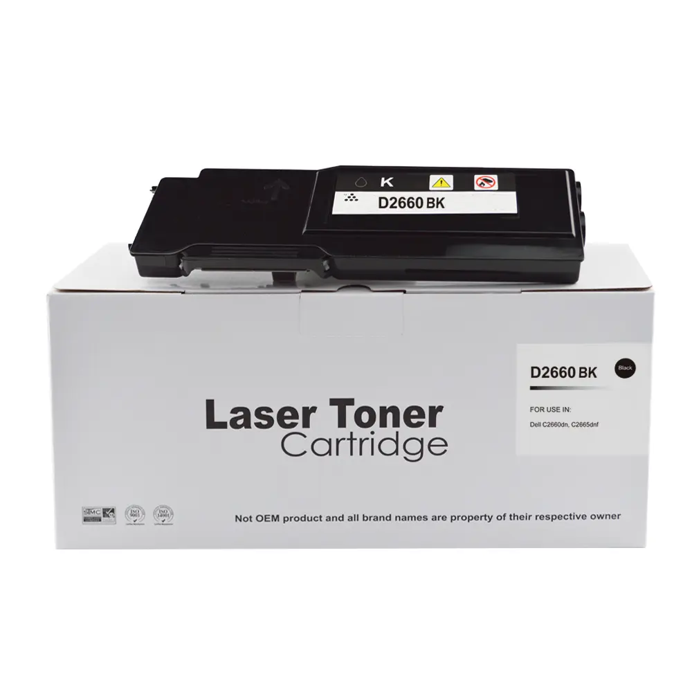 Comp Dell C2660 Black Extra Hi Cap Toner 593-BBBU