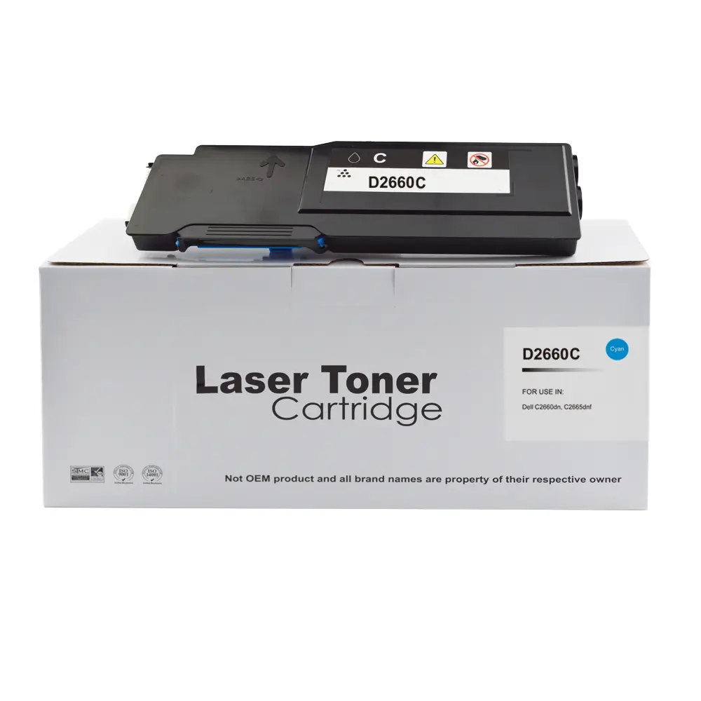 Comp Dell C2660 Cyan Hi Cap Toner 593-BBBT