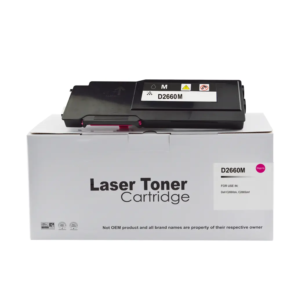 Comp Dell C2660 Magenta Hi Cap Toner 593-BBBS