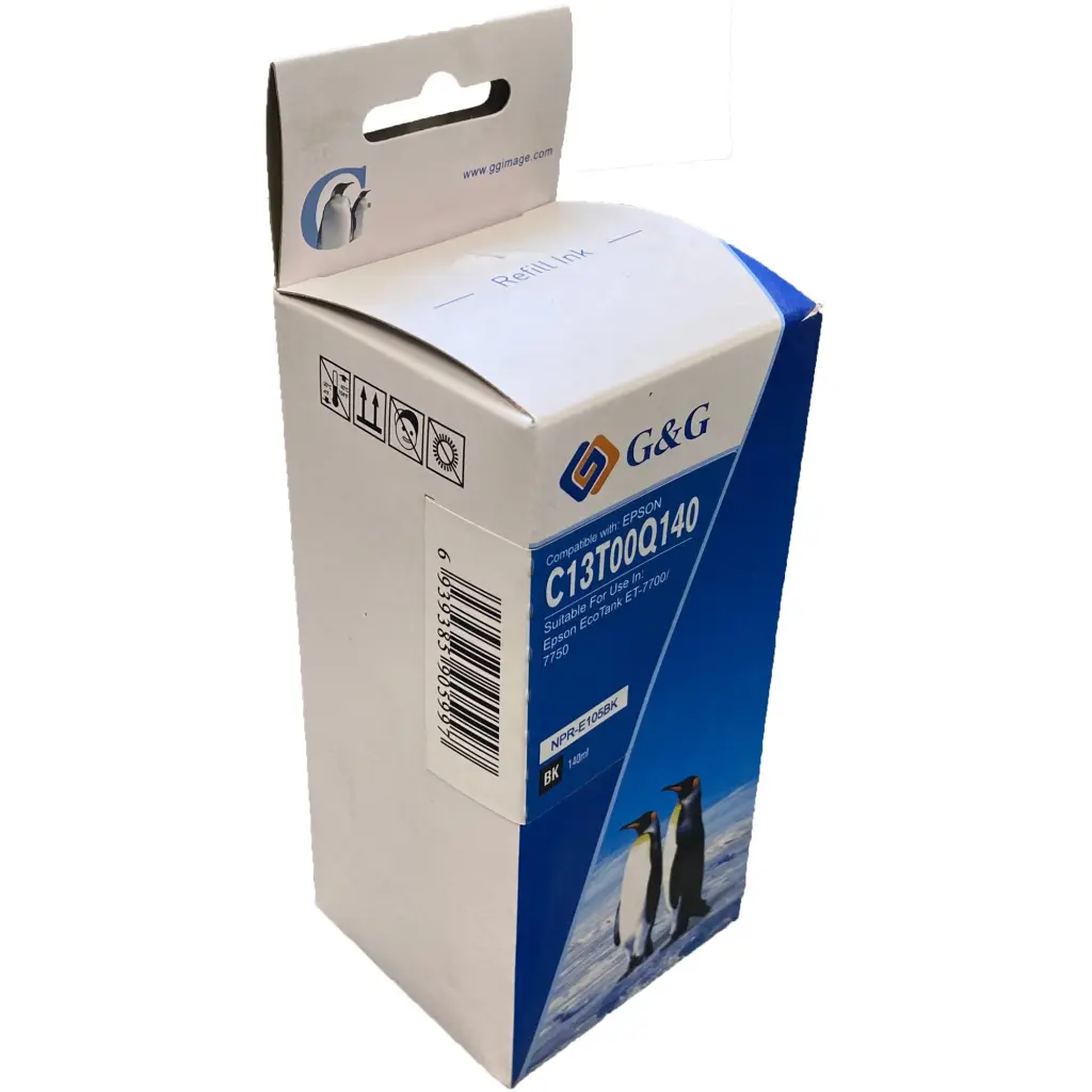 Comp Epson 105 Ecotank Black Ink Bottle C13T00Q140