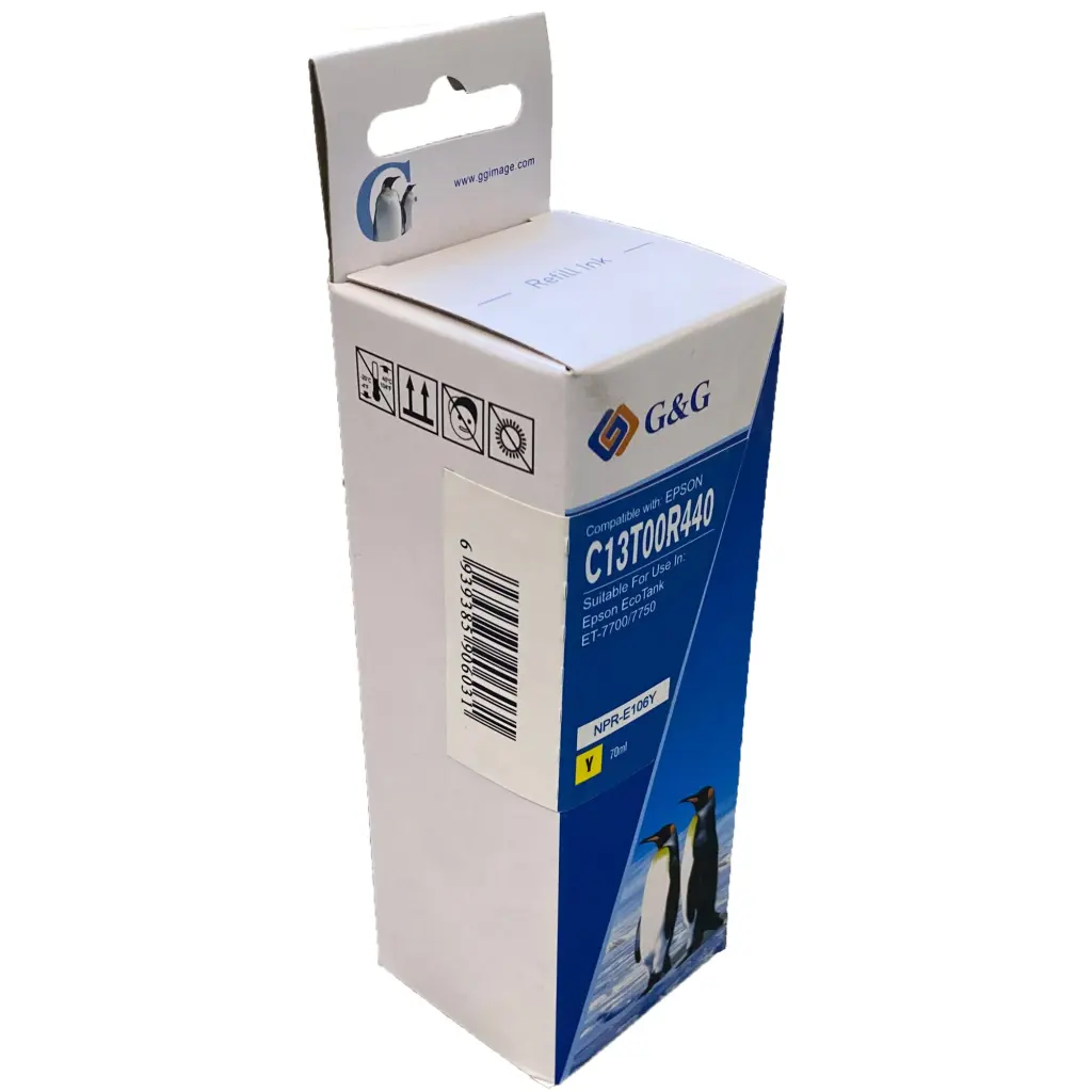Comp Epson 106 Ecotank Yellow Ink Bottle C13T00R440