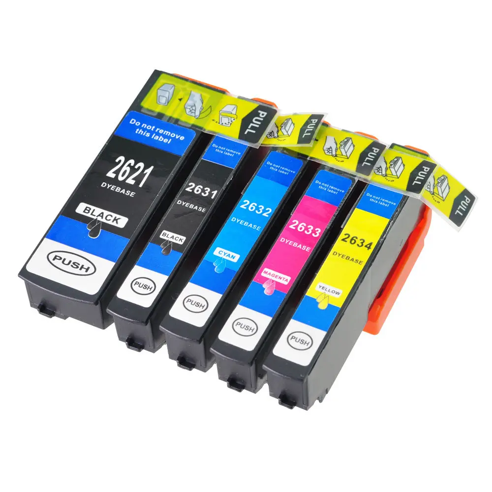 Comp Epson 26XL T2636 High Cap Multipack of 5 Inks [E2621/T2631/2/3/4]
