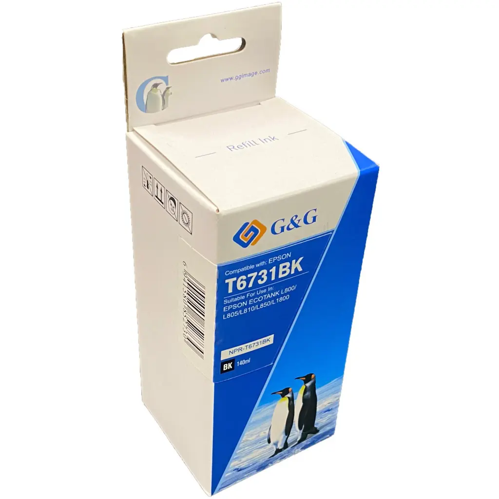 Comp Epson C13T67314A Black Ink Bottle