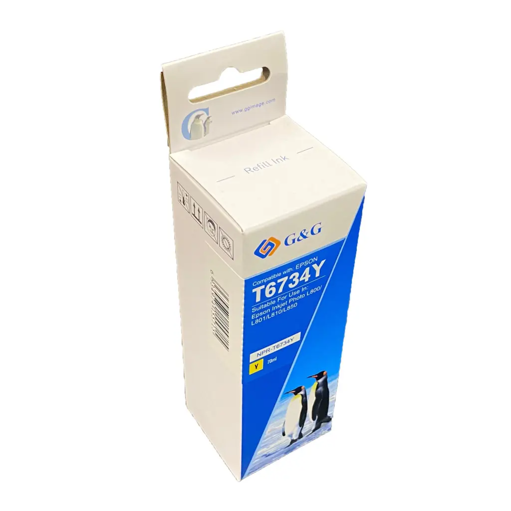 Comp Epson  C13T67344A Yellow Ink Bottle