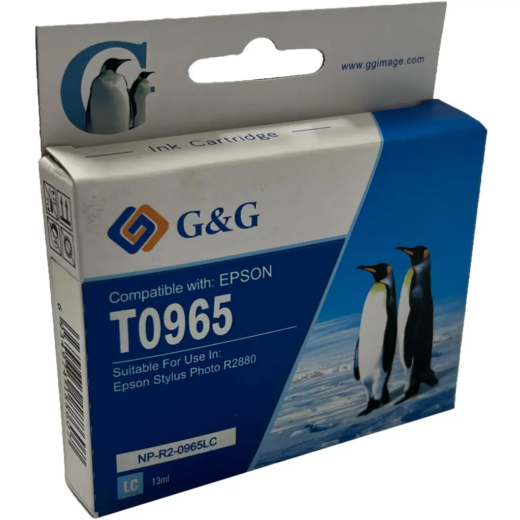 Comp Epson G+G T0965 Light Cyan Ink Ctg C13T09654010