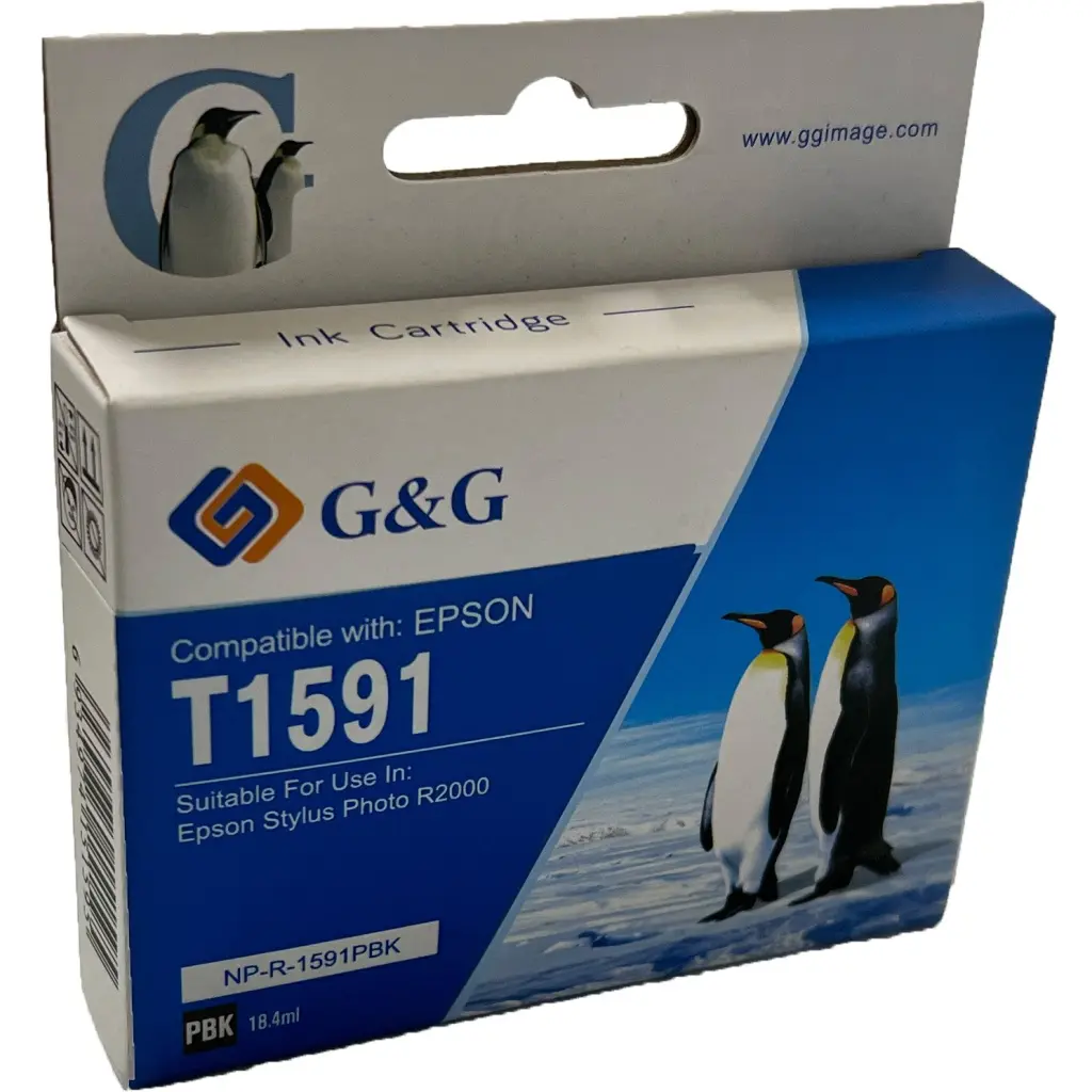 Comp Epson G+G T1591 Photo Black Ink Ctg C13T159140