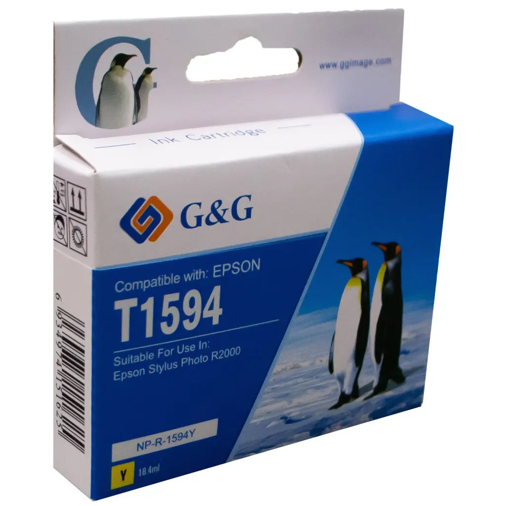 Comp Epson G+G T1594 Yellow Ink Ctg C13T159440