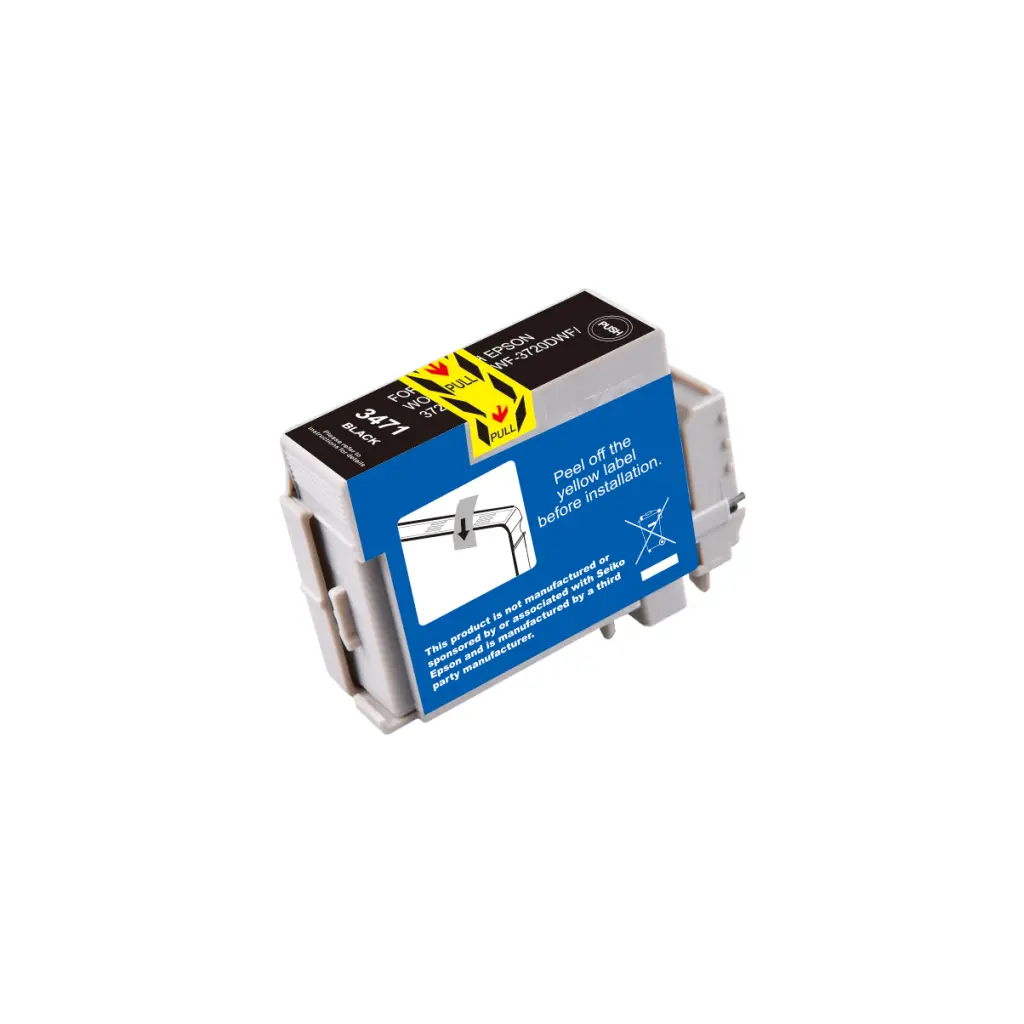Comp Epson G+G T3471 (34XL) Black Hi Cap Ink T34714010  NP-R-3471BK(PG)