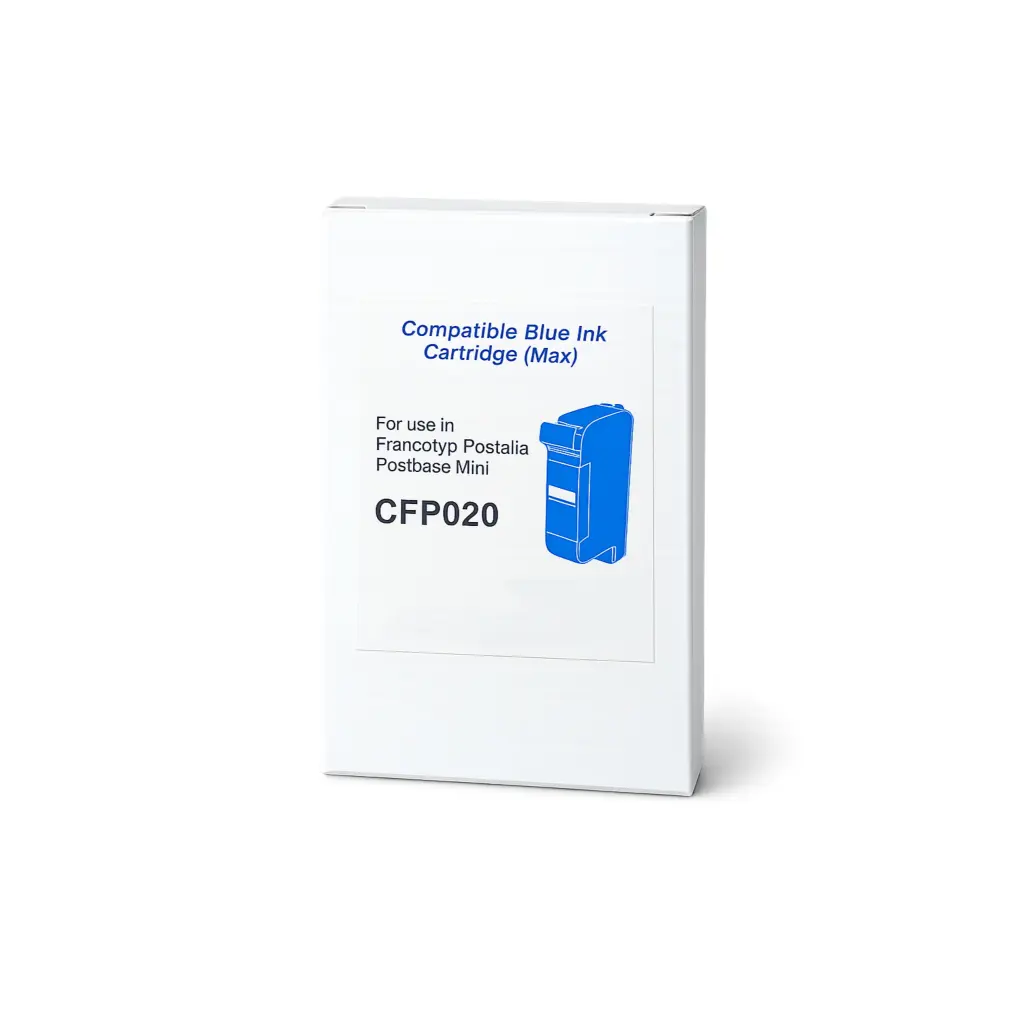 Comp Francotyp Postalia Postbase Ink Blue Mini Ctg Max 58.0053.3046.00