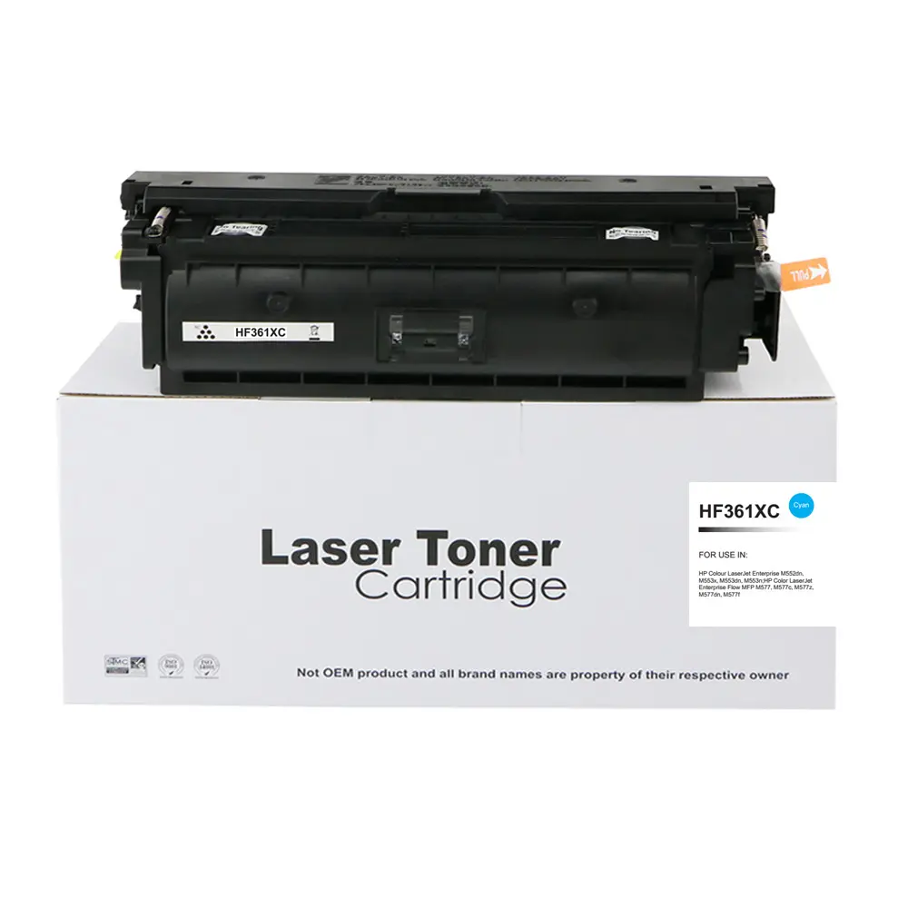 Comp HP CF361X Hi Yld Cyan Toner Ctg also for 508X