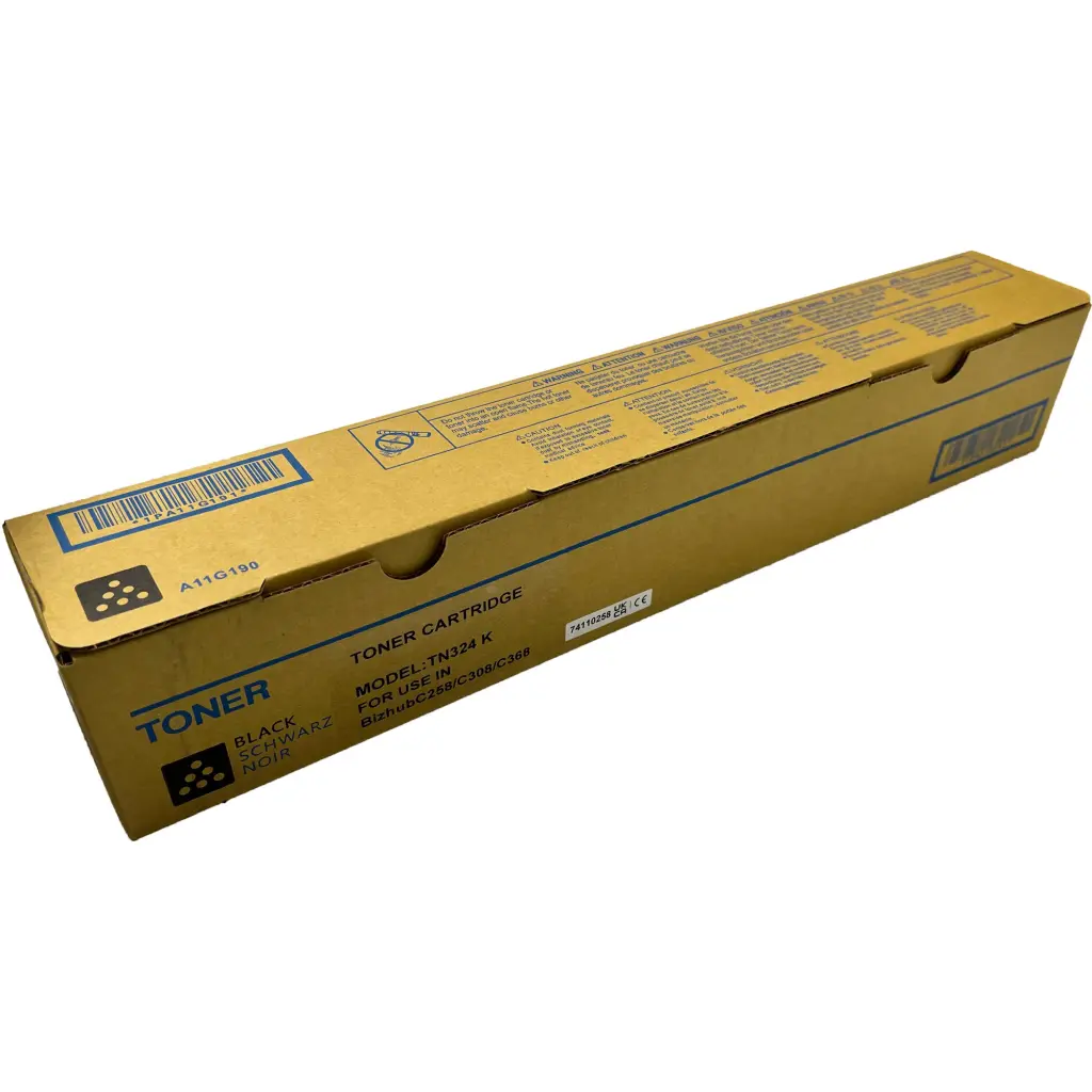Comp Konica Minolta Bizhub C258 Black Toner TN324K A8DA150