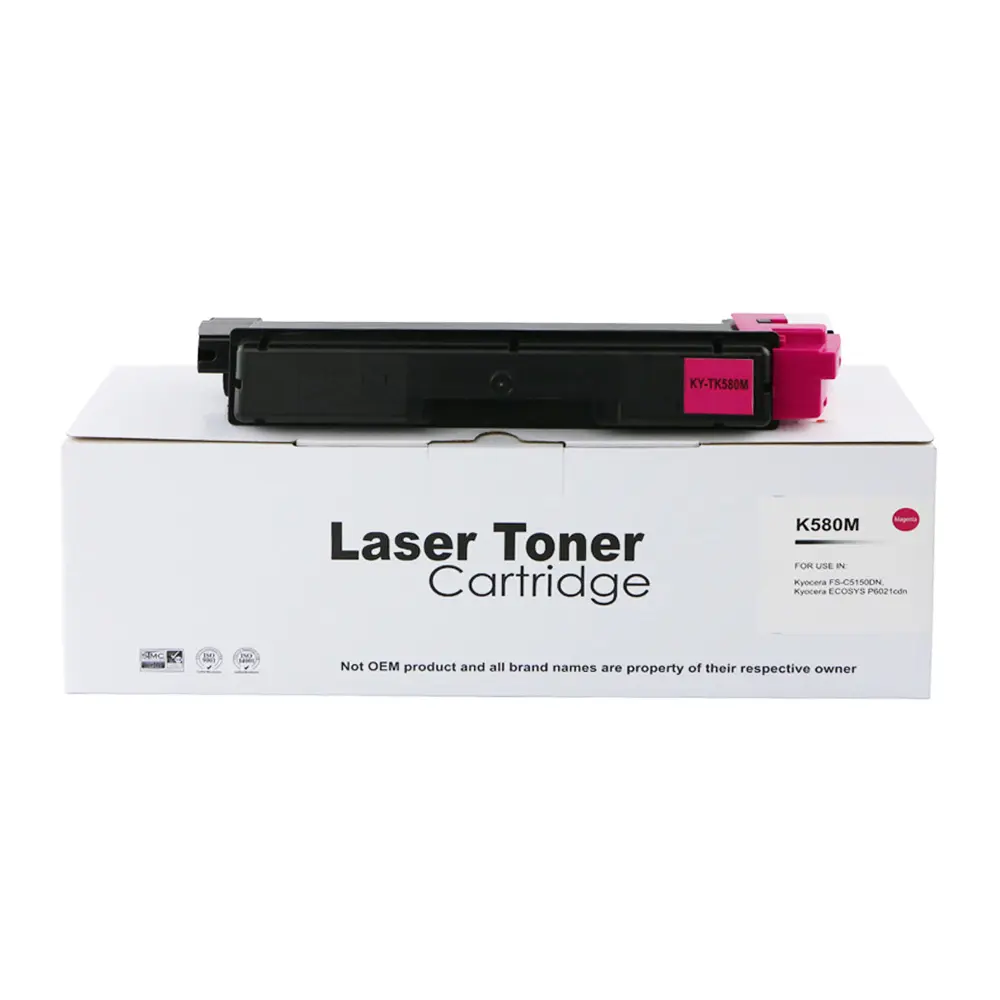 Comp Kyocera Mita FSC5150 TK580M Magenta Toner