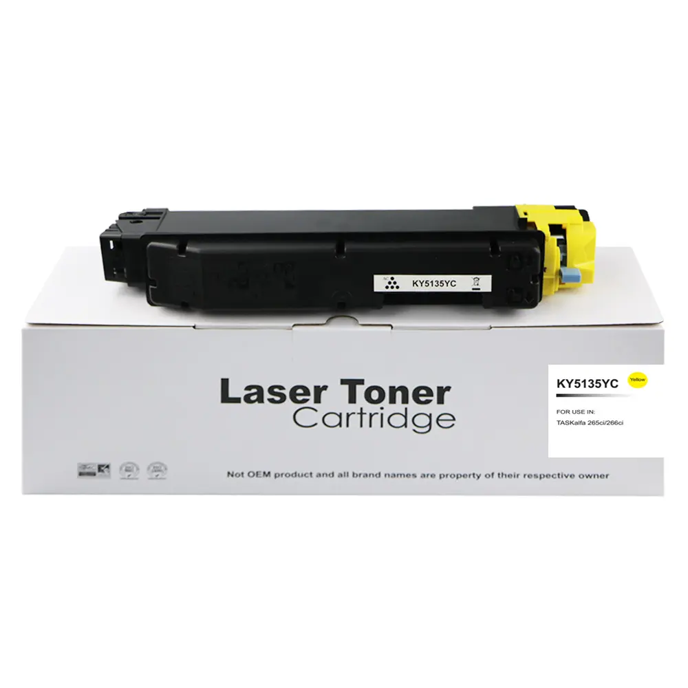 Comp Kyocera TASKalfa 265ci TK5135Y Yellow Toner