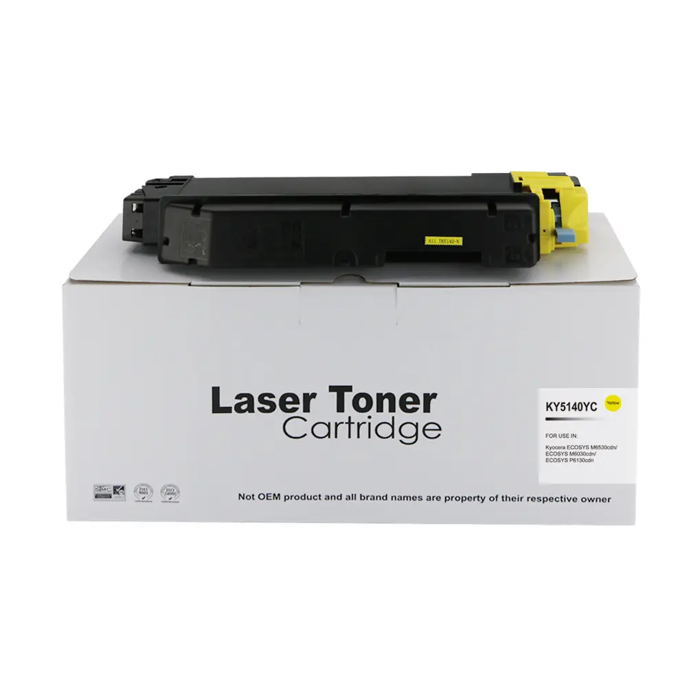 Comp Kyocera TK5140Y Yellow Toner - 1T02NRANL0