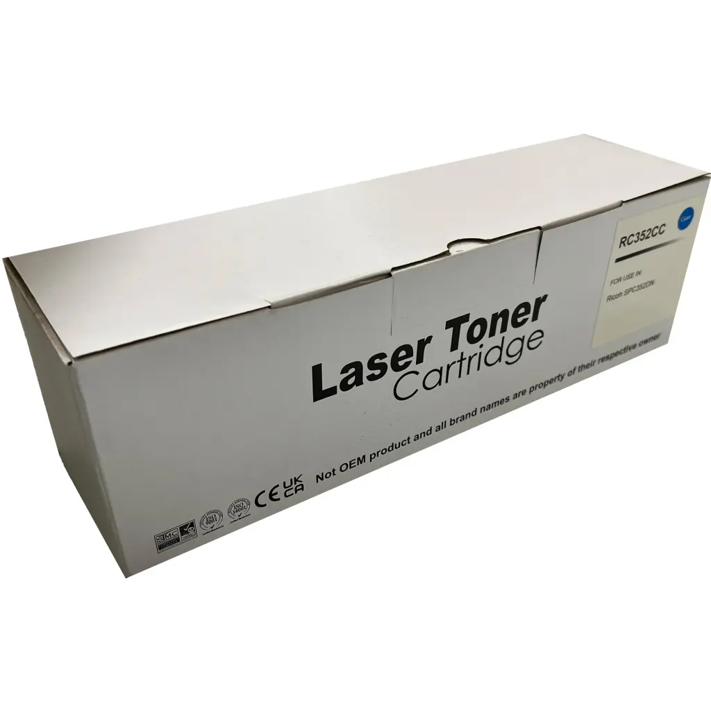 Comp Ricoh SPC352 Cyan Toner 407384
