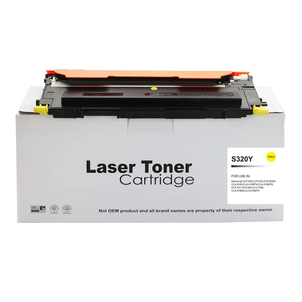 Comp Samsung CLP320 Yellow Toner CLTY4072S HP SU472A