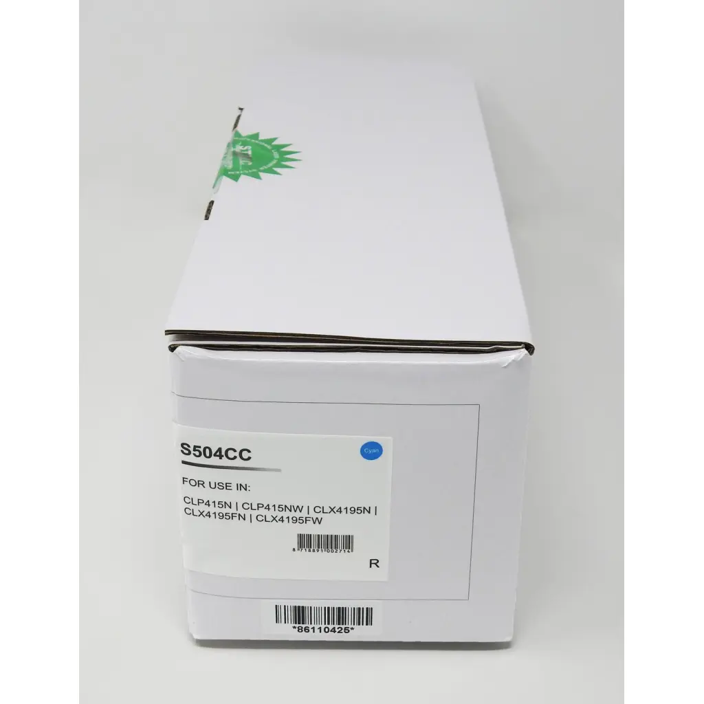 Comp Samsung CLP415 Cyan Toner CLT-C504S HP SU025A
