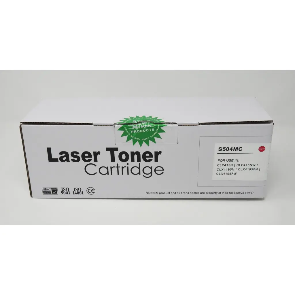 Comp Samsung CLP415 Magenta Toner CLT-M504S  HP SU292A