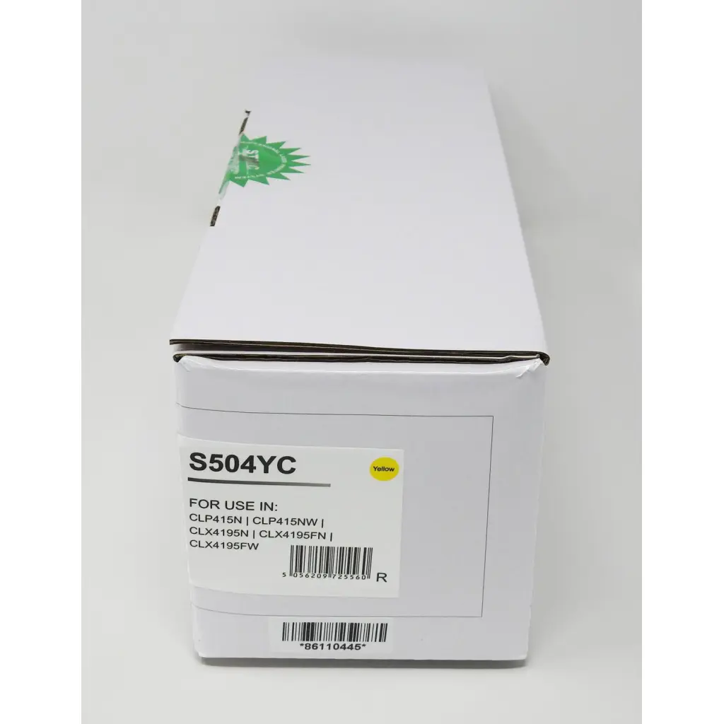 Comp Samsung CLP415 Yellow Toner CLT-Y504S  HP SU502A