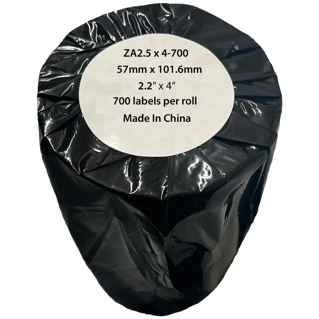 Comp Zebra White Labels Roll 500 pcs (ZA2.25x4-700