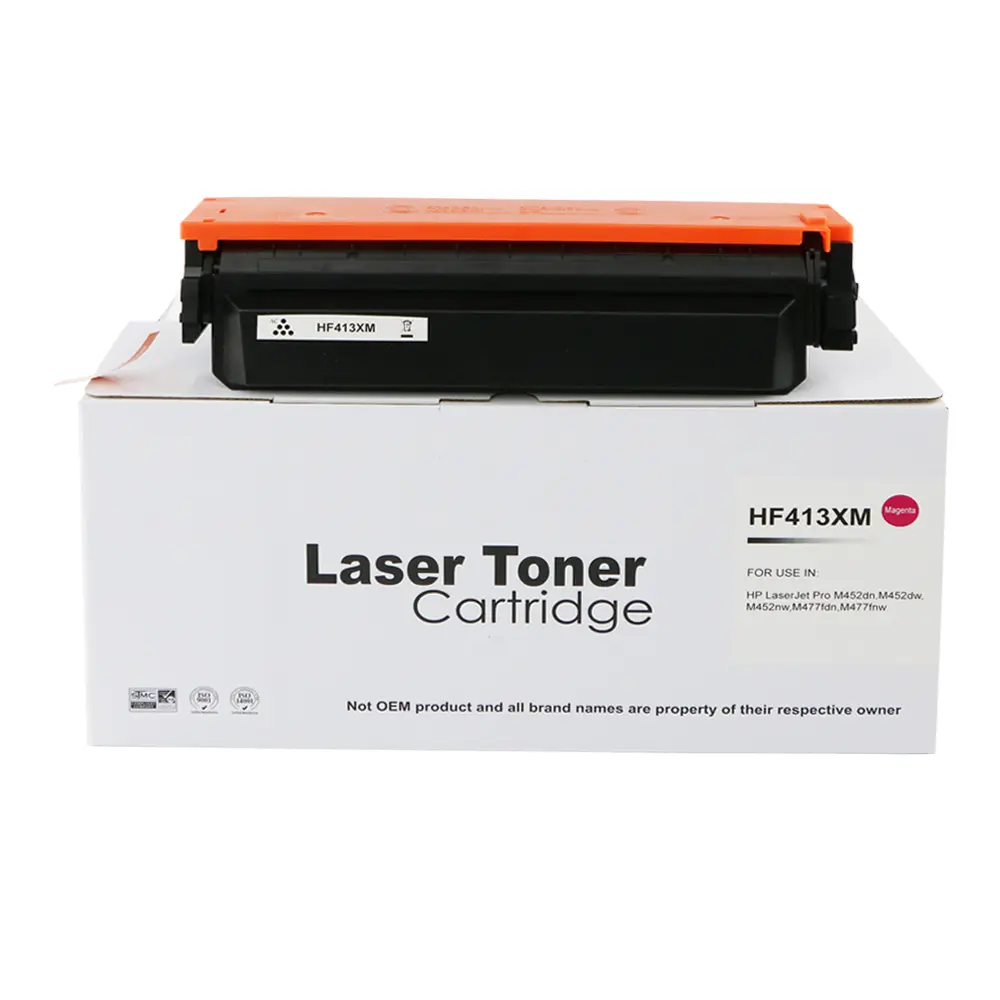 Compatible HP CF413X Magenta Hi Yld Toner also for HP 413X