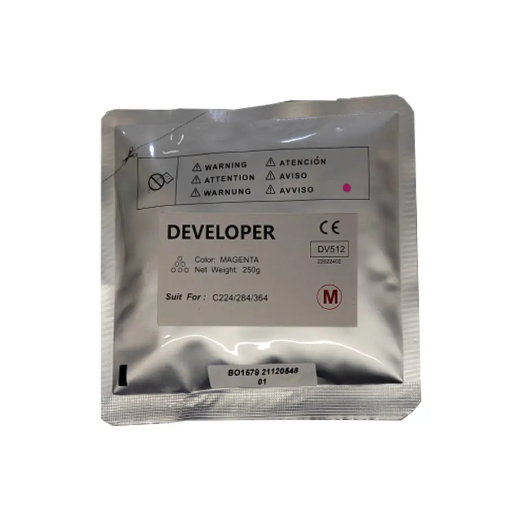 Compatible Konica Minolta DV512 Magenta Developer Bag
