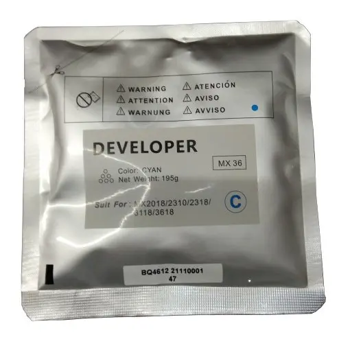 Compatible Sharp MX36 Cyan Developer Bag