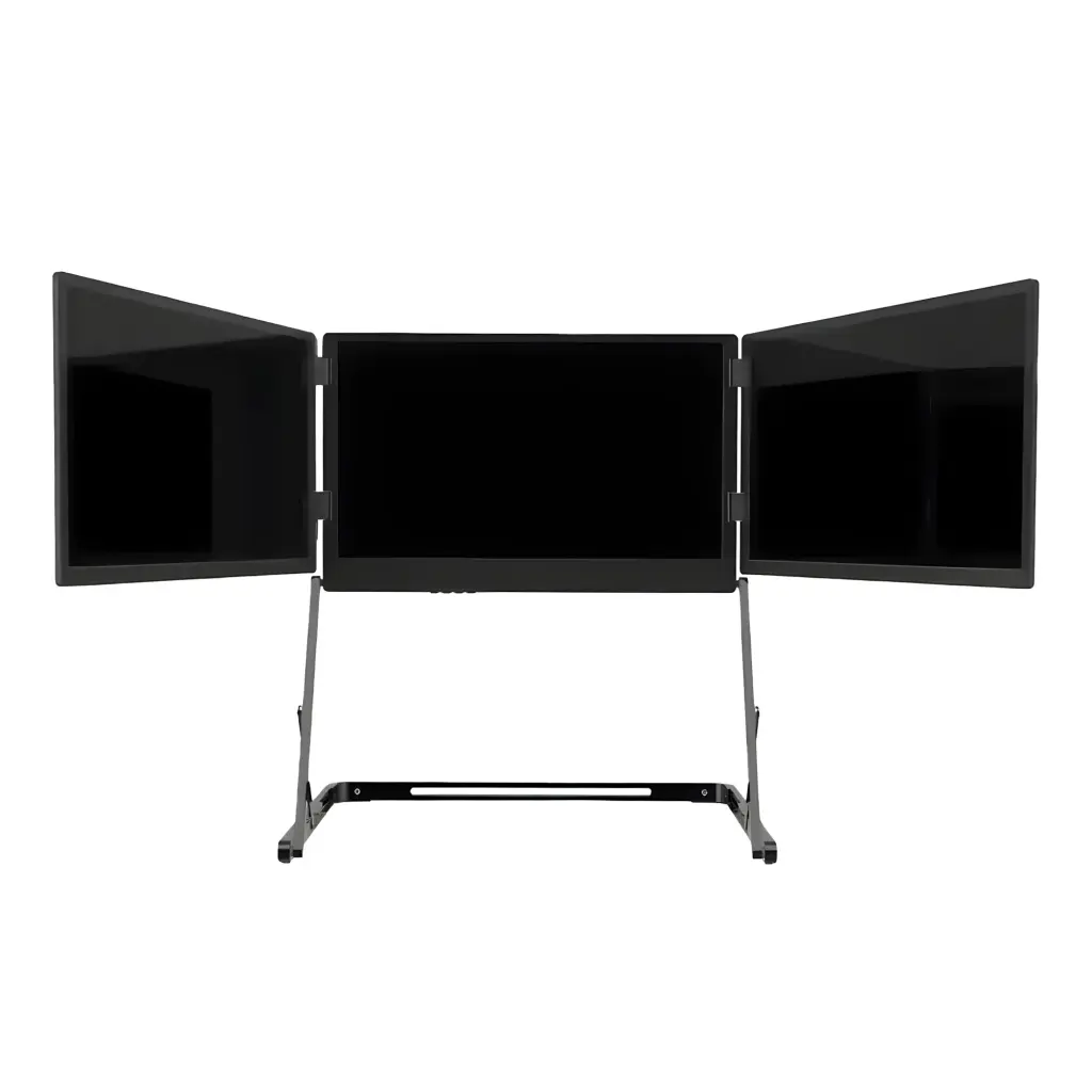 DOXA Pro 3 - Portable triple monitors on a stand